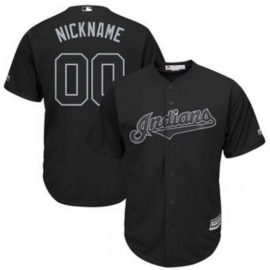 Men Women Youth Toddler All Size Cleveland Indians Majestic 2019 Players Weekend Cool Base Roster Custom Black Jersey Men Women Youth Toddler All Size Cleveland Indians Majestic 2019 Players Weekend Cool Base Roster Custom Black Jersey