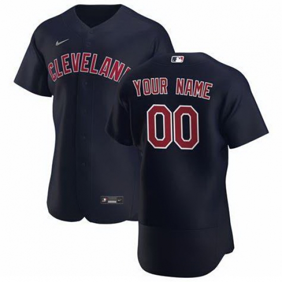 Men Women Youth Toddler Cleveland Indians Navy Blue Custom Nike MLB Flex Base Jersey Men Women Youth Toddler Cleveland Indians Navy Blue Custom Nike MLB Flex Base Jersey
