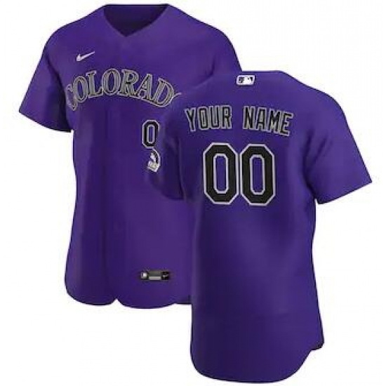 Men Women Youth Toddler Colorado Rockies Purple Custom Nike MLB Flex Base Jersey Men Women Youth Toddler Colorado Rockies Purple Custom Nike MLB Flex Base Jersey