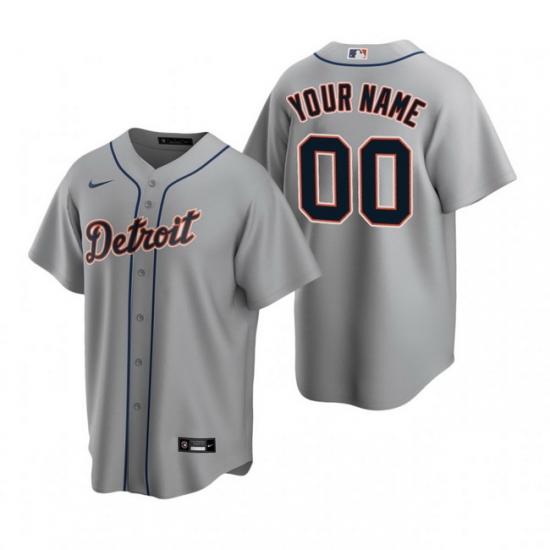 Men Women Youth Toddler All Size Detroit Tigers Custom Nike Gray Stitched MLB Cool Base Road Jersey Men Women Youth Toddler All Size Detroit Tigers Custom Nike Gray Stitched MLB Cool Base Road Jersey