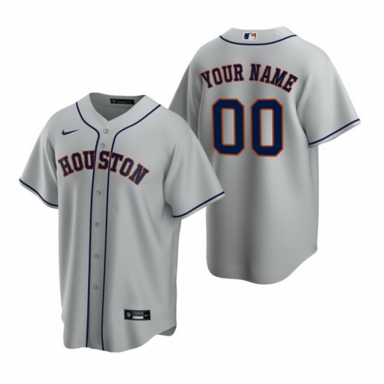 Men Women Youth Toddler All Size Houston Astros Custom Nike Gray Stitched MLB Cool Base Road Jersey Men Women Youth Toddler All Size Houston Astros Custom Nike Gray Stitched MLB Cool Base Road Jersey