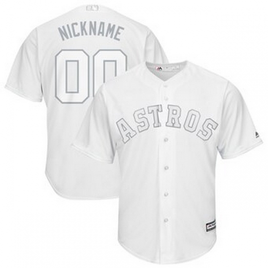 Men Women Youth Toddler All Size Houston Astros Majestic 2019 Players Weekend Cool Base Roster Custom White Jersey Men Women Youth Toddler All Size Houston Astros Majestic 2019 Players Weekend Cool Base Roster Custom White Jersey