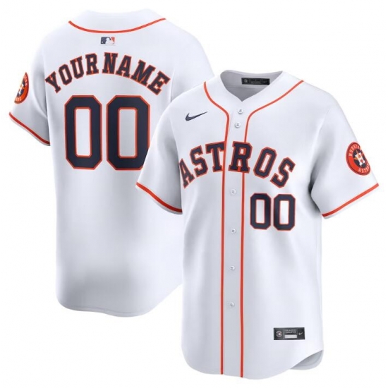 Men Women youth Houston Astros Active Player Custom White 2024 Home Limited Stitched Baseball Jersey Men Women youth Houston Astros Active Player Custom White 2024 Home Limited Stitched Baseball Jersey