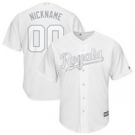 Men Women Youth Toddler All Size Kansas City Royals Majestic 2019 Players Weekend Cool Base Roster Custom White Jersey Men Women Youth Toddler All Size Kansas City Royals Majestic 2019 Players Weekend Cool Base Roster Custom White Jersey