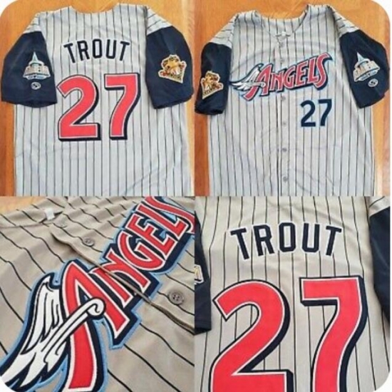 Men Women Youth All Size 1998 Anaheim angels Gray jersey Custom Jersey Men Women Youth All Size 1998 Anaheim angels Gray jersey Custom Jersey