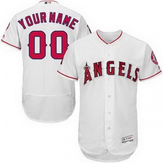 Men Women Youth All Size Los Angeles Angels of Anaheim Majestic Alternate Scarlet Flex Base Authentic Collection Custom Jersey White Men Women Youth All Size Los Angeles Angels of Anaheim Majestic Alternate Scarlet Flex Base Authentic Collection Custom Jersey White
