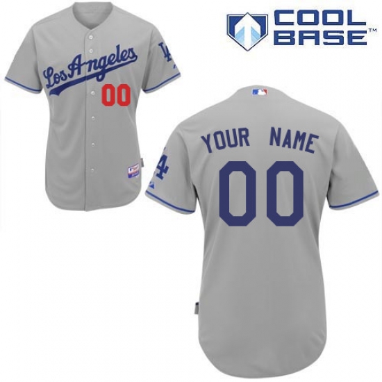 Men Women Youth All Size Los Angeles Dodgers Majestic Cool Base Custom Jersey Grey 3 Men Women Youth All Size Los Angeles Dodgers Majestic Cool Base Custom Jersey Grey 3
