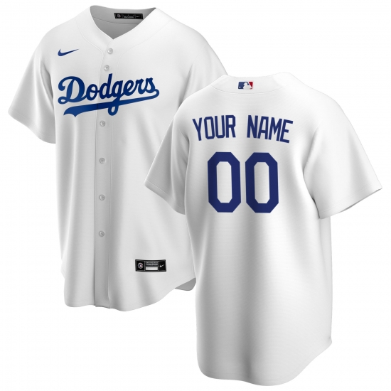 Men Women Youth Toddler Los Angeles Dodgers White Custom Royal Cool Base Stitched Jersey Men Women Youth Toddler Los Angeles Dodgers White Custom Royal Cool Base Stitched Jersey