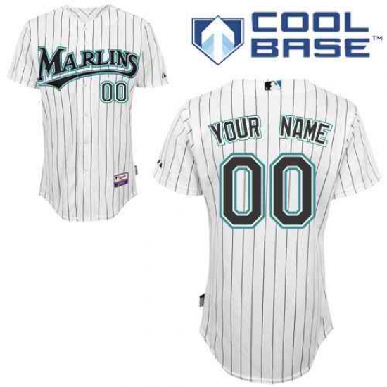 Men Women Youth All Size Florida Miami Marlins Custom Cool Base Jersey White Men Women Youth All Size Florida Miami Marlins Custom Cool Base Jersey White