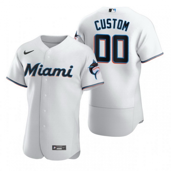 Men Women Youth Toddler All Size Miami Marlins Custom Nike White 2020 Stitched MLB Flex Base Jersey Men Women Youth Toddler All Size Miami Marlins Custom Nike White 2020 Stitched MLB Flex Base Jersey