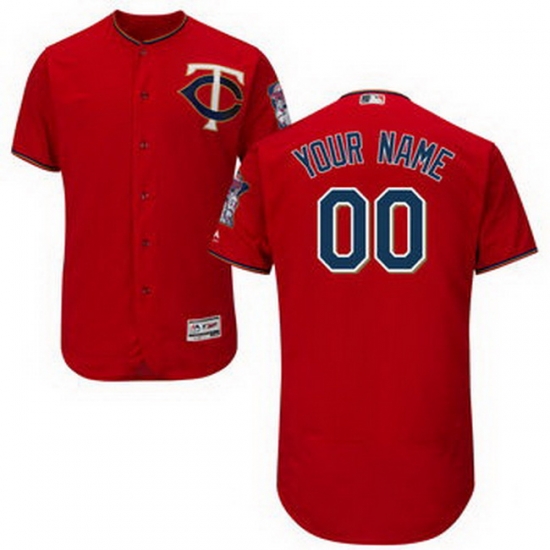 Men Women Youth All Size Minnesota Twins Majestic Road Flex Base Authentic Collection Custom Jersey Red Men Women Youth All Size Minnesota Twins Majestic Road Flex Base Authentic Collection Custom Jersey Red