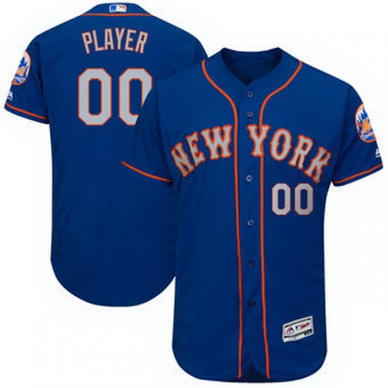 Men Women Youth All Size Flex Base New York Mets Majestic Royal Gray 2017 Alternate Authentic Collection Custom Jersey Men Women Youth All Size Flex Base New York Mets Majestic Royal Gray 2017 Alternate Authentic Collection Custom Jersey