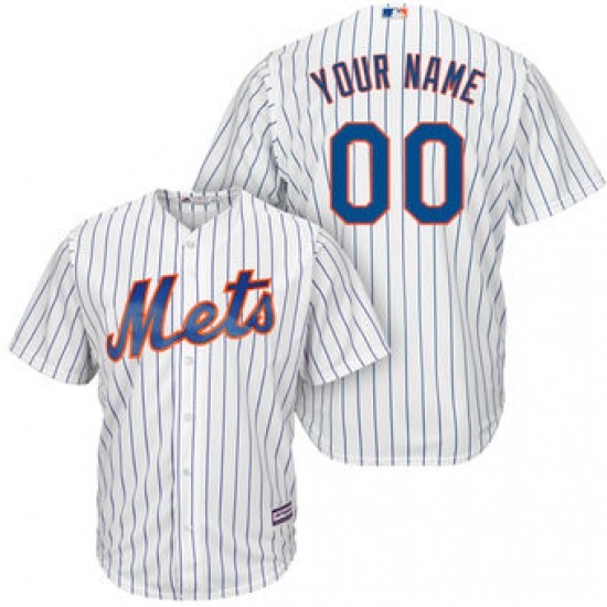 Men Women Youth All Size New York Mets Majestic White Royal Home Cool Base Custom Jersey White 3 Men Women Youth All Size New York Mets Majestic White Royal Home Cool Base Custom Jersey White 3