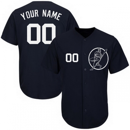 Men Women Youth Toddler All Size New York Yankees Navy Customized Cool Base New Design Jersey Men Women Youth Toddler All Size New York Yankees Navy Customized Cool Base New Design Jersey