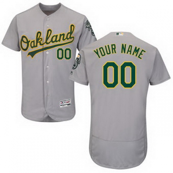 Men Women Youth All Size Oakland Athletics Majestic Road Gray Flex Base Authentic Collection Custom Jersey Men Women Youth All Size Oakland Athletics Majestic Road Gray Flex Base Authentic Collection Custom Jersey