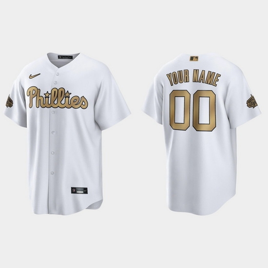Men Women Youth Custom Philadelphia Phillies 2022 Mlb All Star Game White Replica Jersey Men Women Youth Custom Philadelphia Phillies 2022 Mlb All Star Game White Replica Jersey