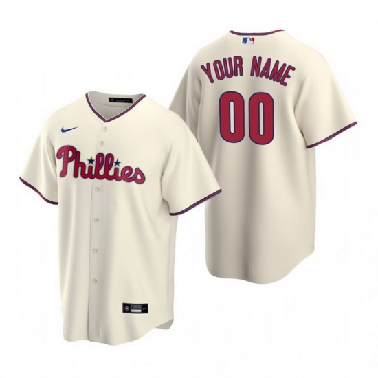Men Women Youth Toddler All Size Philadelphia Phillies Custom Nike Cream Stitched MLB Cool Base Jersey Men Women Youth Toddler All Size Philadelphia Phillies Custom Nike Cream Stitched MLB Cool Base Jersey
