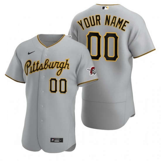 Men Women Youth Toddler All Size Pittsburgh Pirates Custom Nike Gray Stitched MLB Flex Base 2020 Road Jersey Men Women Youth Toddler All Size Pittsburgh Pirates Custom Nike Gray Stitched MLB Flex Base 2020 Road Jersey