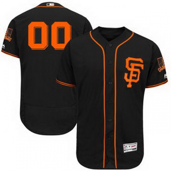 Men Women Youth All Size San Francisco Giants Majestic Black Alternate 2017 Flex Base Authentic Collection Custom Jersey Men Women Youth All Size San Francisco Giants Majestic Black Alternate 2017 Flex Base Authentic Collection Custom Jersey