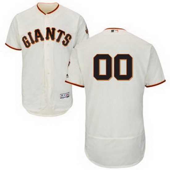 Men Women Youth All Size San Francisco Giants Majestic Home Ivory Flex Base Authentic Collection Custom Jersey Men Women Youth All Size San Francisco Giants Majestic Home Ivory Flex Base Authentic Collection Custom Jersey