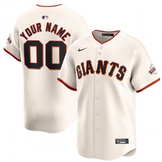 Men Women youth San Francisco Giants Active Player Custom Cream Home Limited Stitched Baseball Jersey Men Women youth San Francisco Giants Active Player Custom Cream Home Limited Stitched Baseball Jersey
