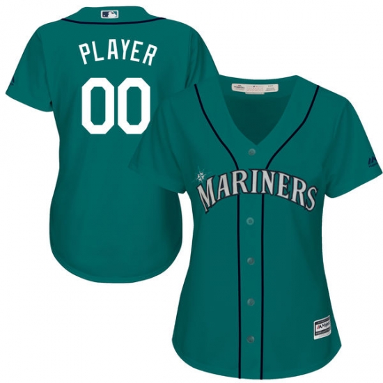 Men Women Youth All Size Seattle Mariners Custom Cool Base Jersey Teal Green Men Women Youth All Size Seattle Mariners Custom Cool Base Jersey Teal Green