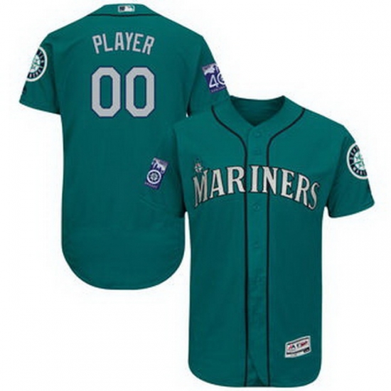 Men Women Youth All Size Seattle Mariners Majestic Alternate Aqua 2017 Authentic Flex Base Custom Jersey Men Women Youth All Size Seattle Mariners Majestic Alternate Aqua 2017 Authentic Flex Base Custom Jersey