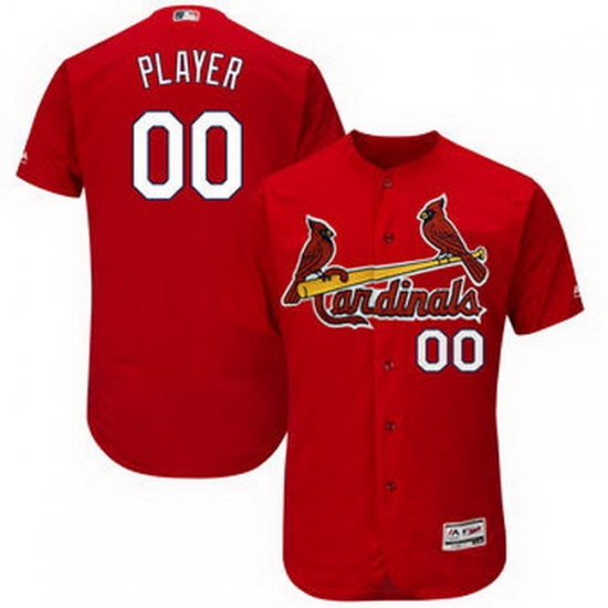 Men Women Youth All Size St Louis St.Louis Cardinals Majestic Fashion Scarlet Flex Base Authentic Collection Custom Jersey Men Women Youth All Size St Louis St.Louis Cardinals Majestic Fashion Scarlet Flex Base Authentic Collection Custom Jersey