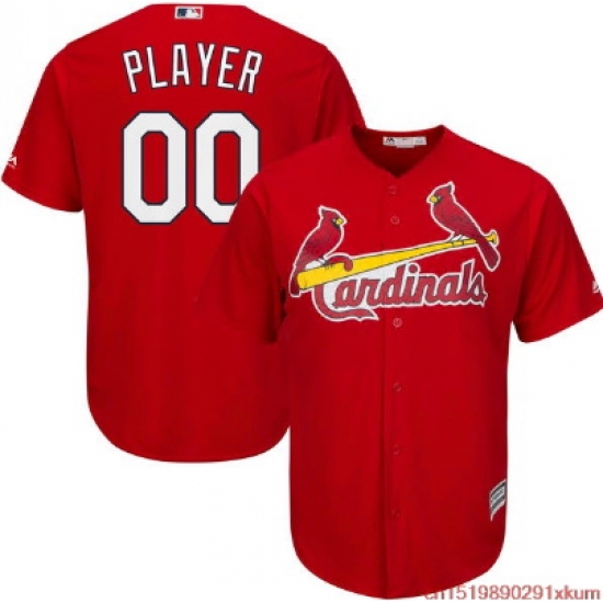 Men Women Youth All Size St.Louis Cardinals Customized Cool Base Jersey Red 3 Men Women Youth All Size St.Louis Cardinals Customized Cool Base Jersey Red 3