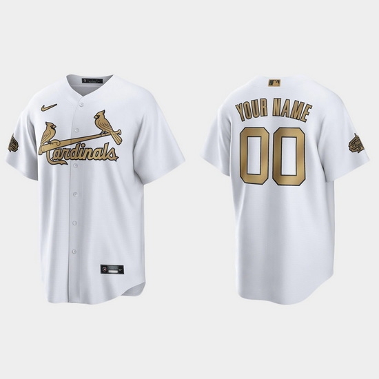 Men Women Youth Custom St.Louis Cardinals 2022 Mlb All Star Game White Replica Jersey Men Women Youth Custom St.Louis Cardinals 2022 Mlb All Star Game White Replica Jersey