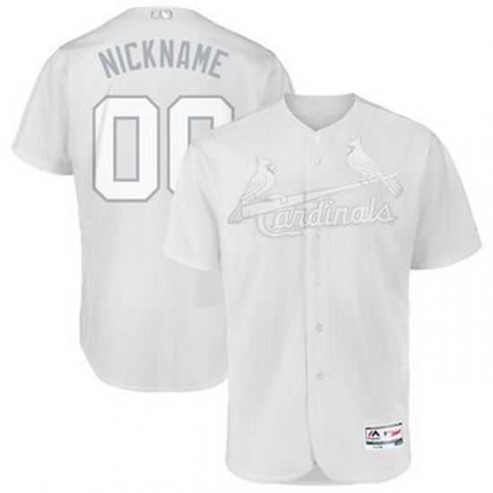 Men Women Youth Toddler All Size St. Louis St.Louis Cardinals Majestic 2019 Players Weekend Flex Base Authentic Roster Custom White Jersey