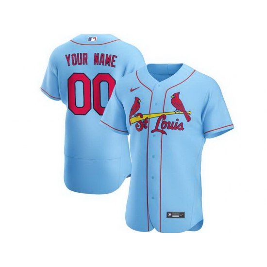 Men Women Youth Toddler St.Louis Cardinals Light Blue Custom Nike MLB Flex Base Jersey Men Women Youth Toddler St.Louis Cardinals Light Blue Custom Nike MLB Flex Base Jersey