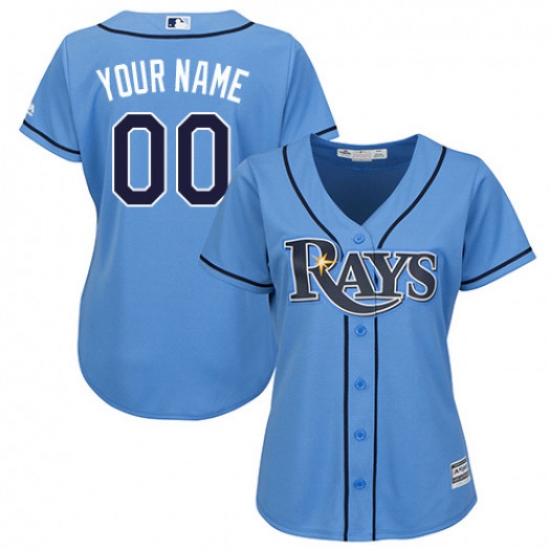 Men Women Youth All Size Tampa Bay Rays Custom Cool Base Jersey Light Blue Men Women Youth All Size Tampa Bay Rays Custom Cool Base Jersey Light Blue