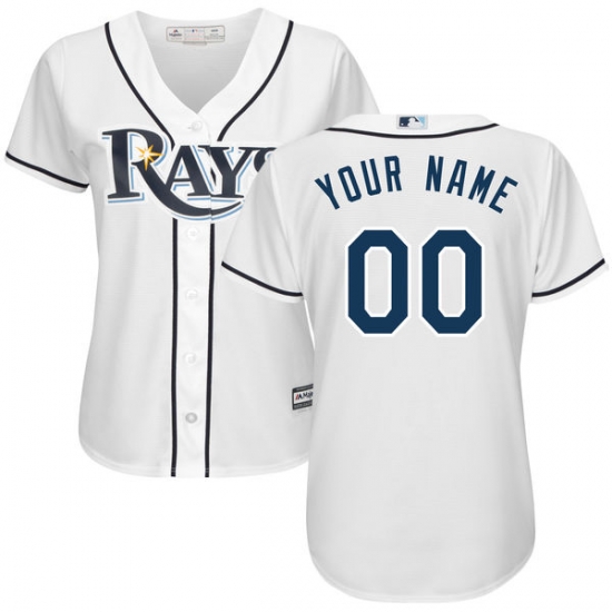 Men Women Youth All Size Tampa Bay Rays Custom Cool Base Jersey White Men Women Youth All Size Tampa Bay Rays Custom Cool Base Jersey White