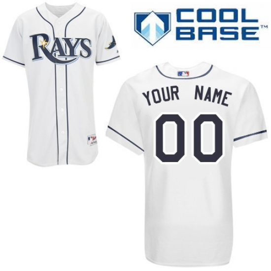 Men Women Youth All Size Tampa Tampa Bay Rays White Customized Cool Base Jersey 3 Men Women Youth All Size Tampa Tampa Bay Rays White Customized Cool Base Jersey 3