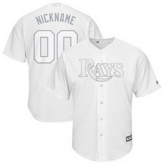 Men Women Youth Toddler All Size Tampa Bay Rays Majestic 2019 Players Weekend Cool Base Roster Custom White Jersey Men Women Youth Toddler All Size Tampa Bay Rays Majestic 2019 Players Weekend Cool Base Roster Custom White Jersey