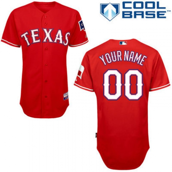Men Women Youth All Size Texas Rangers Customized Cool Base Jersey Red 3 Men Women Youth All Size Texas Rangers Customized Cool Base Jersey Red 3