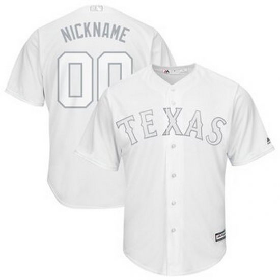 Men Women Youth Toddler All Size Texas Rangers Majestic 2019 Players Weekend Cool Base Roster Custom White Jersey Men Women Youth Toddler All Size Texas Rangers Majestic 2019 Players Weekend Cool Base Roster Custom White Jersey