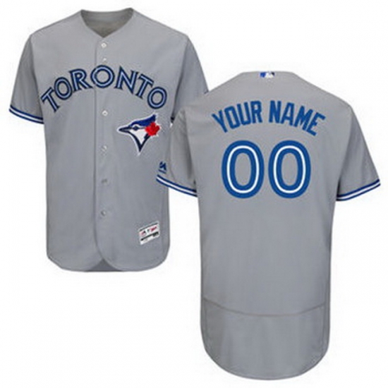 Men Women Youth All Size Toronto Blue Jays Majestic Home Flex Base Custom Jersey Grey Men Women Youth All Size Toronto Blue Jays Majestic Home Flex Base Custom Jersey Grey