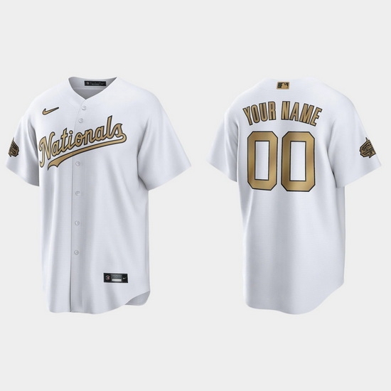 Men Women Youth Custom Washington Nationals 2022 Mlb All Star Game White Replica Jersey Men Women Youth Custom Washington Nationals 2022 Mlb All Star Game White Replica Jersey