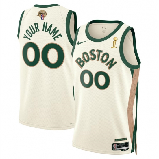 Men Boston Celtics Active Player Custom 2024 Finals Champions City Edition Stitched Basketball Jersey Men Boston Celtics Active Player Custom 2024 Finals Champions City Edition Stitched Basketball Jersey