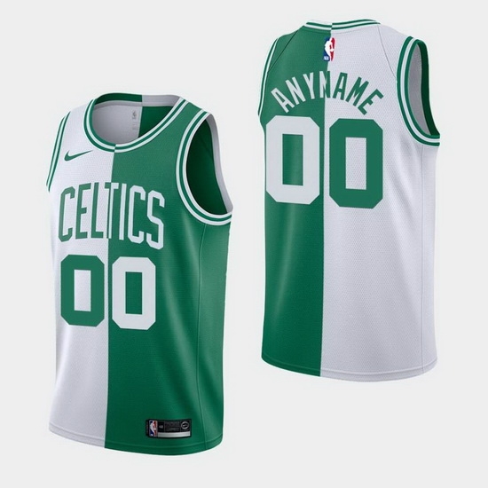Men Women Youth Toddler Boston Celtics Split Green White Custom Nike NBA Stitched Jersey Men Women Youth Toddler Boston Celtics Split Green White Custom Nike NBA Stitched Jersey