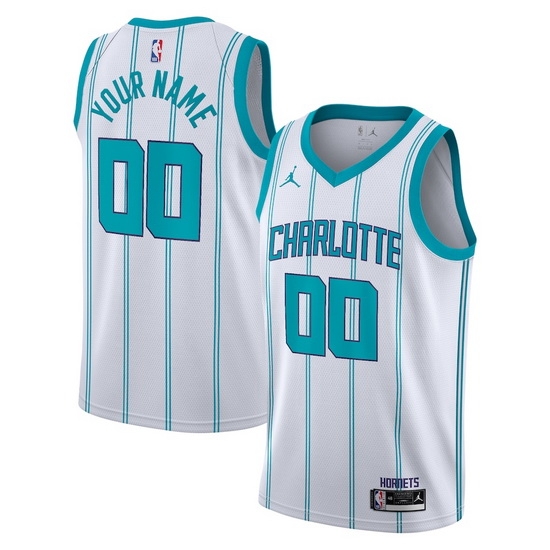 Men Women Youth Toddler Charlotte Hornets Custom White Nike NBA Stitched Jersey Men Women Youth Toddler Charlotte Hornets Custom White Nike NBA Stitched Jersey