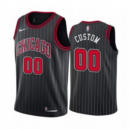 Men Women Youth Toddler All Size Chicago Bulls Custom Black 2019 20 Statement Edition NBA Jersey Men Women Youth Toddler All Size Chicago Bulls Custom Black 2019 20 Statement Edition NBA Jersey