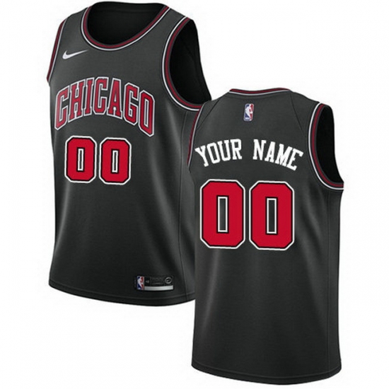 Men Women Youth Toddler All Size Nike Chicago Bulls Customized Swingman Black Statement Edition NBA Jersey Men Women Youth Toddler All Size Nike Chicago Bulls Customized Swingman Black Statement Edition NBA Jersey