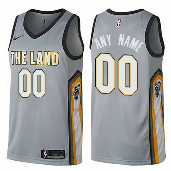 Men Women Youth Toddler All Size Nike Cleveland Cavaliers Customized Swingman Gray NBA City Edition Jersey Men Women Youth Toddler All Size Nike Cleveland Cavaliers Customized Swingman Gray NBA City Edition Jersey