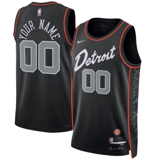 Men Women Youth Customized Detroit Pistons Nike Black 2023 24 Custom Swingman Jersey City Edition Men Women Youth Customized Detroit Pistons Nike Black 2023 24 Custom Swingman Jersey City Edition
