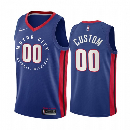 Men Women youth Nike Pistons Cusom Blue NBA Swingman 2020 21 City Edition Jersey Men Women youth Nike Pistons Cusom Blue NBA Swingman 2020 21 City Edition Jersey