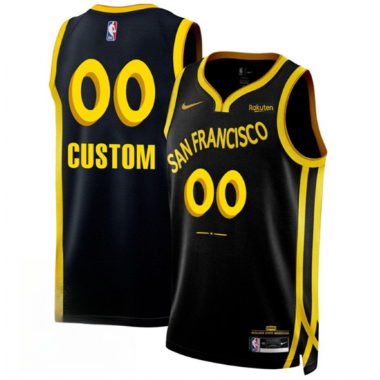 Men Women youth Golden State Warriors Active Player Custom Black 2023 24 City Edition Stitched Basketball Jersey Men Women youth Golden State Warriors Active Player Custom Black 2023 24 City Edition Stitched Basketball Jersey
