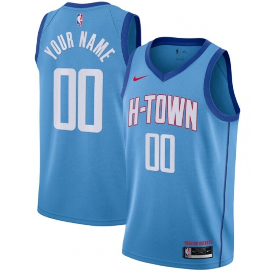 Men Women Youth Toddler Houston Rockets Blue Custom Nike NBA Stitched Jersey Men Women Youth Toddler Houston Rockets Blue Custom Nike NBA Stitched Jersey